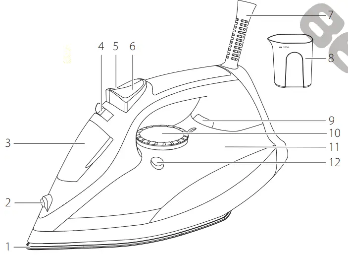 BEAUTURAL-1-MR08US03-Steam-Iron-for-Clothes-fig-1