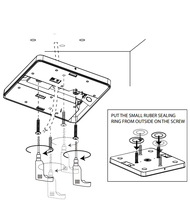 DRIVER BASE PLATE BY SCREWS