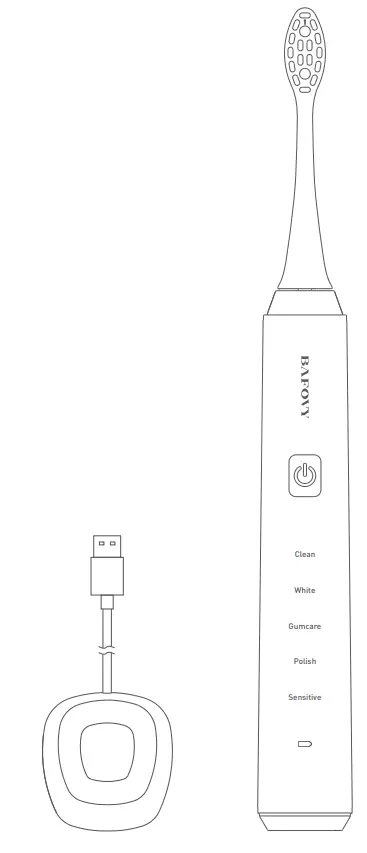 BAFOVY BF-ET02 Electric Toothbrush