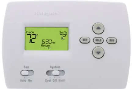 Honeywell PRO TH4000 Series Programmable Digital Thermostat product