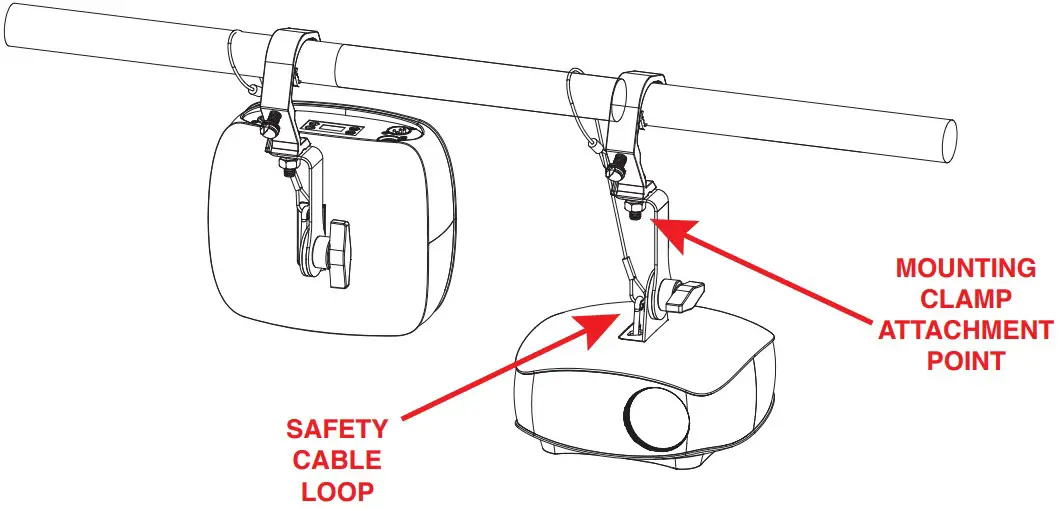 ELIMINATOR LIGHTING 810087371166 Cosmic Burst - CLAMP MOUNTING