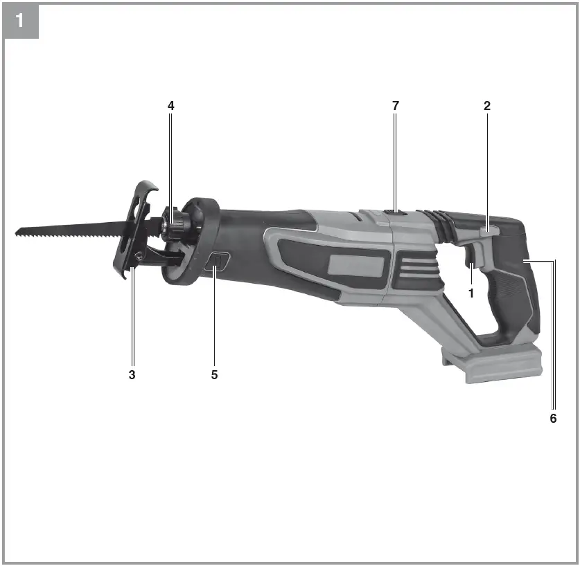 Einhell-TP-AP-18-28-Li-BL-18V-Cordless-Reciprocating-Saw-FIG-1