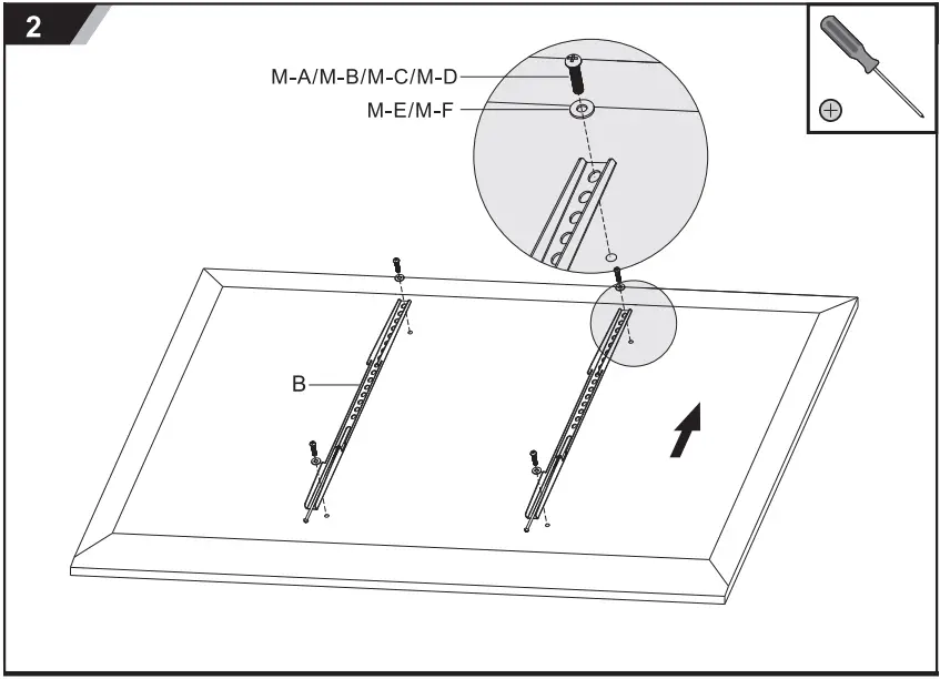ACT AC8352 TV Wall Mount for TVs 37-70 Inch C2
