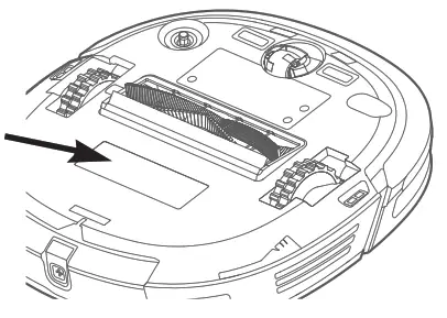 eureka Groove NER300 Series Robot Vacuum Cleaner- Close top and bottom