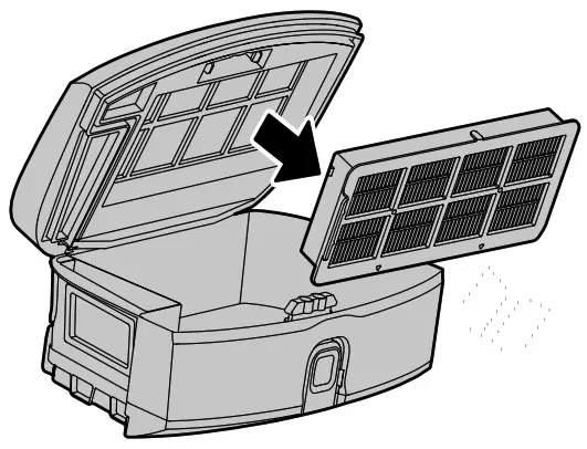 eureka Groove NER300 Series Robot Vacuum Cleaner-HEPA filter
