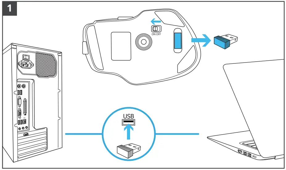 Trust Themo Rechargeable Wireless Mouse - fig 1