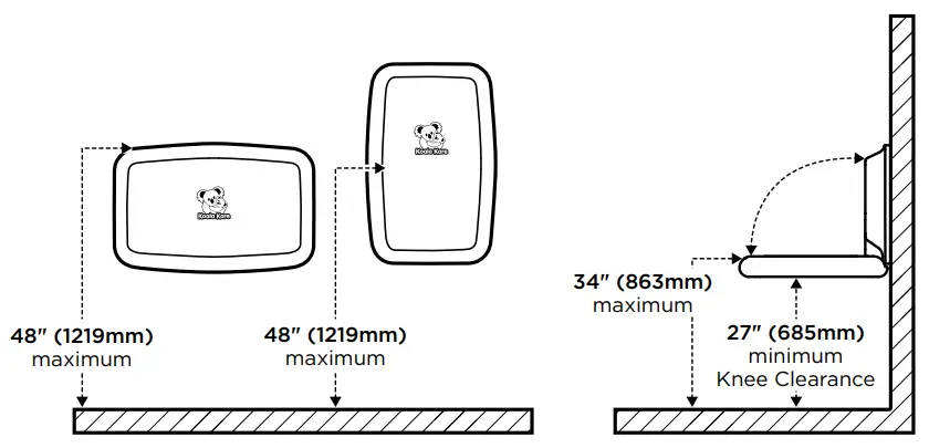 Koala Kare KB300 Baby Changing Stations - fig1
