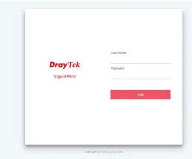 DrayTek VigorAP 906 WiFi 6 Mesh Access Point - Configuration
