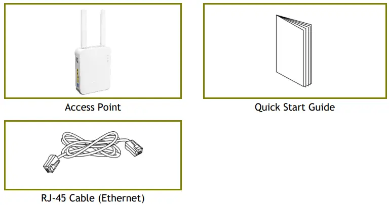 DrayTek VigorAP 906 WiFi 6 Mesh Access Point - Package 1