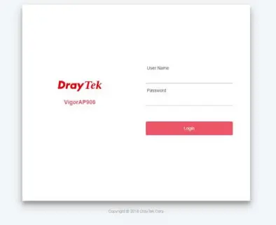 DrayTek VigorAP 906 WiFi 6 Mesh Access Point - configure