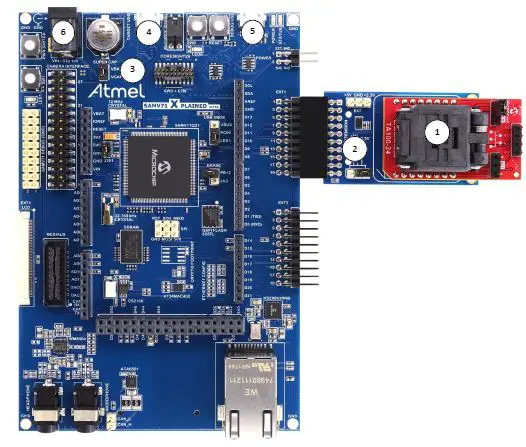 MICROCHIP-TA100-24-Pad-QFN-Socket-Board-3