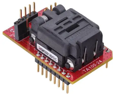 MICROCHIP-TA100-24-Pad-QFN-Socket-Board