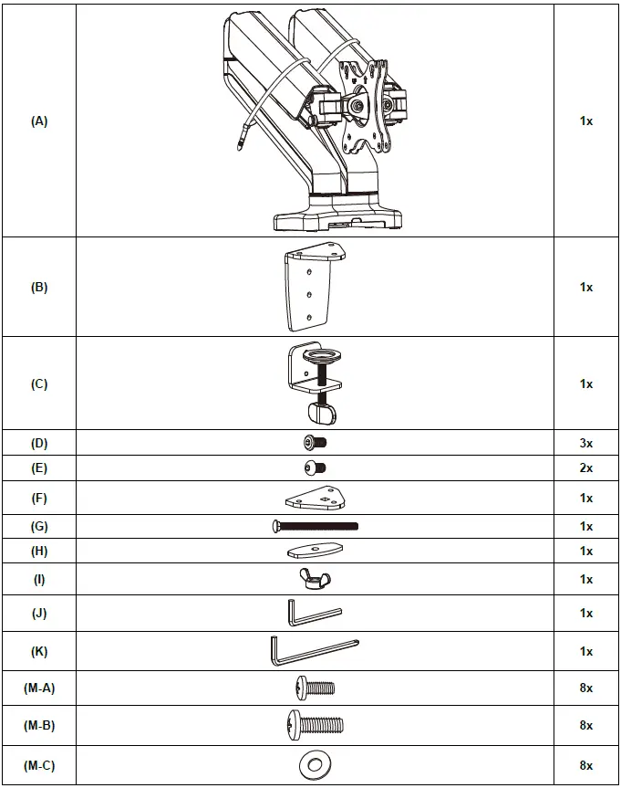 goobay-58531-Double-Monitor-Mount-with-Gas-Spring-FIG-1