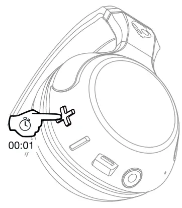 Skullcandy S6HBGY-374 Hesh 2 Wireless Over Ear Headphone - track frowed