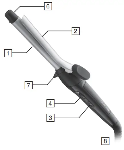 REMINGTON CI5319 Pro Spiral Curl Tong -