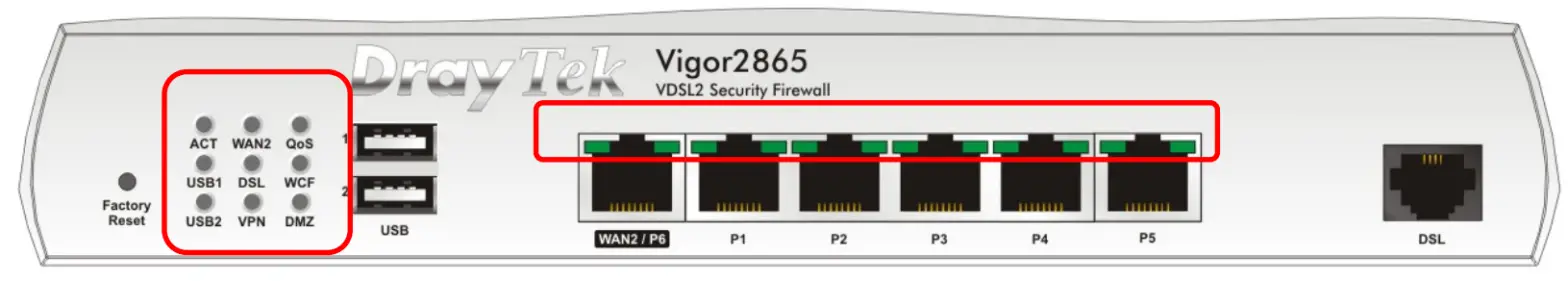 DrayTek Vigor2865 Series 35b Security Firewall - figure 3