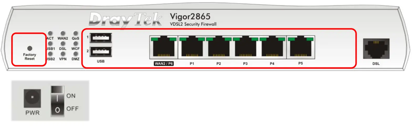 DrayTek Vigor2865 Series 35b Security Firewall - figure 4