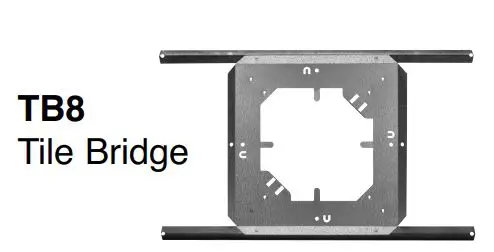 BOGEN CS1EZ Easy Design Ceiling Speaker Installation Guide - TB8 Tile Bridge