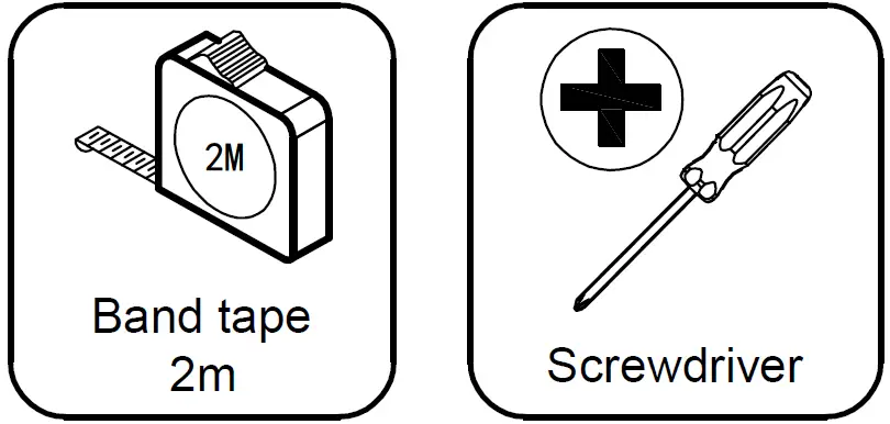 Mounting Dream MD5412 Speaker Stand installation tools