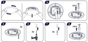 innr RCL-240T Smart Round Ceiling Lamp Comfort - INSTALLATION 1