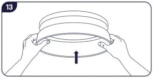 innr RCL-240T Smart Round Ceiling Lamp Comfort - INSTALLATION 3