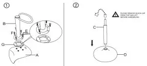 Lenovo 42960317 Adjustable Black Stool --Adjustable Black St