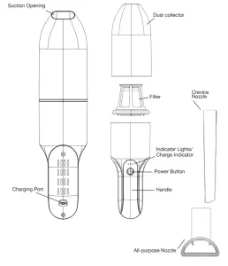 tzumi 7834BB Ionvac Cordless Vacuum - overview