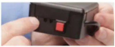 Reverie RC-WM-119 Replacement Remote for Tempurpedic Ergo Advance User Guide - Locate the emergency power down box under the Ergo system and lightly press the learn button for three (3) seconds