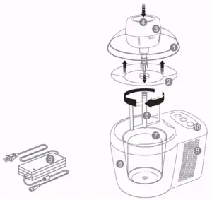 camry CR 4481 0 7L Ice Cream Maker - fig