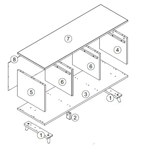 Walker Edison B48IV3D Assembly fig3
