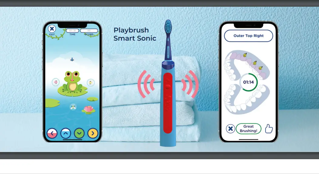 Playbrush 401-0086 Smart Sonic Bluetooth Electric Toothbrush Instruction Manual