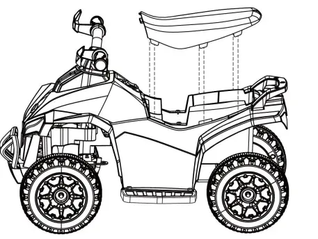LENOXX 90403B Children’s Ride-On Quad Bike fig9