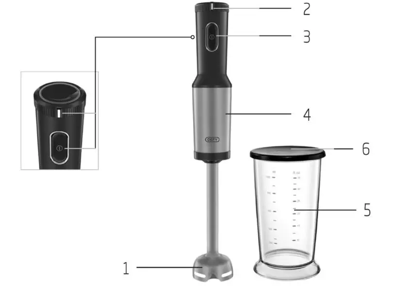 DEFY HBS 7750 X Stick Blender fig1