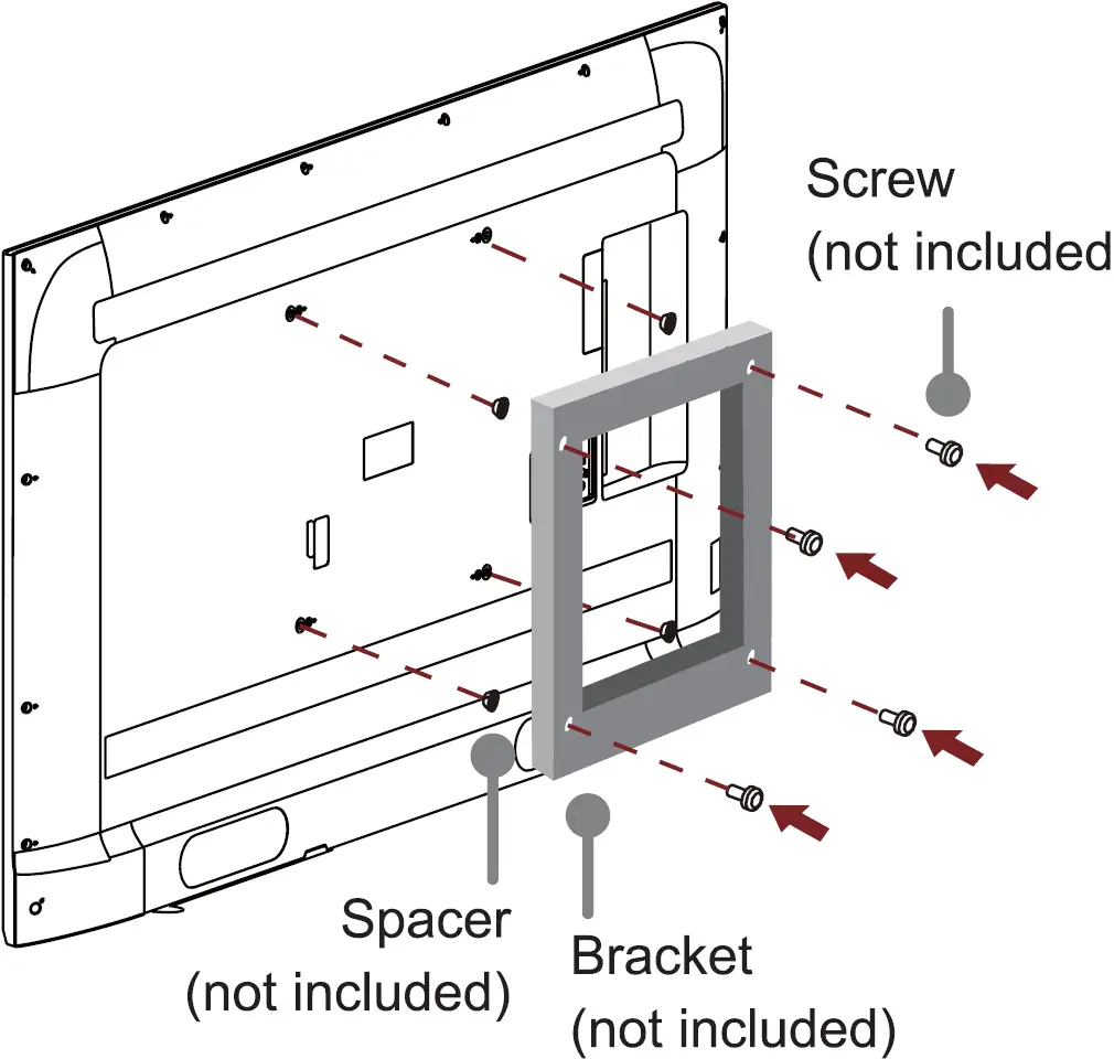 Attach the Wall Mount Bracket 01
