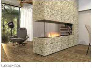 a room filled with furniture and a large window