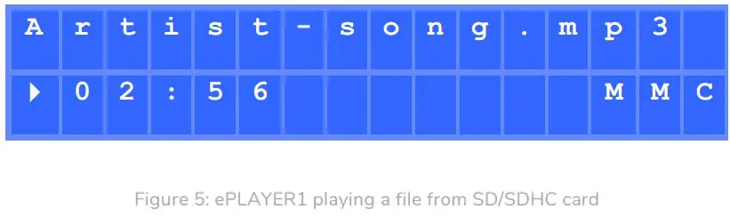 eCLer ePLAYER1 Streaming and Local Media Audio Player User Manual - Figure 5