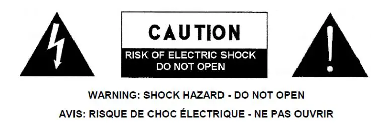 eCLer ePLAYER1 Streaming and Local Media Audio Player User Manual - Warning Risk of Electric Shock