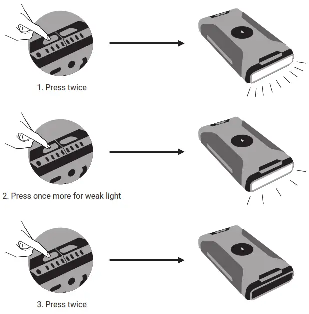 Sandberg 420 64 Survivor Powerbank 7in1 72000 - Flashlight