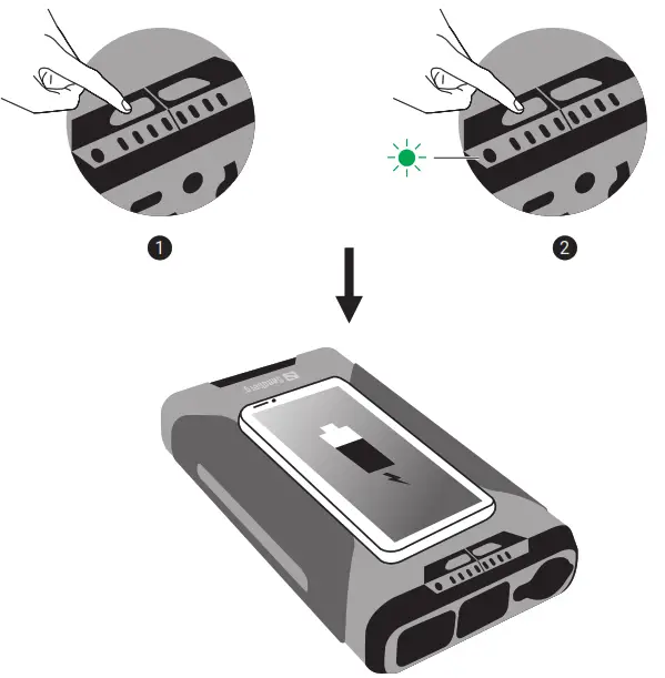 Sandberg 420 64 Survivor Powerbank 7in1 72000 - Wireless charger
