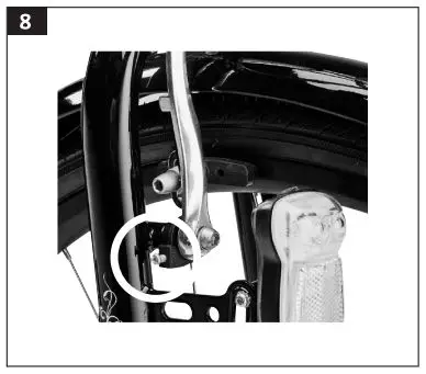KAYOBA 006382 Mountain Bike Instruction Manual - Adjusting the spring tension