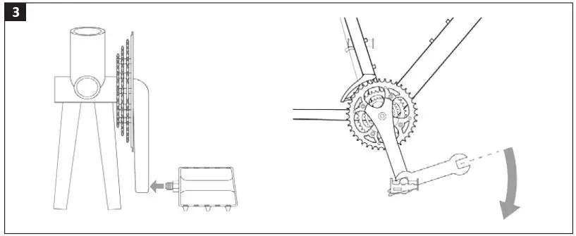 KAYOBA 006382 Mountain Bike Instruction Manual - Fitting the right hand pedal