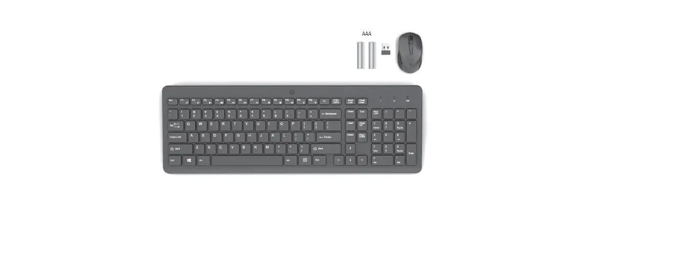 Hp Hsa-a018m Keyboard And Mouse Combo Instruction Manual