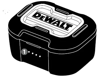 DEWALT DXMA1902095 Jobsite Pro-X1-Wireless-Earbuds-with-ChargingCase-9