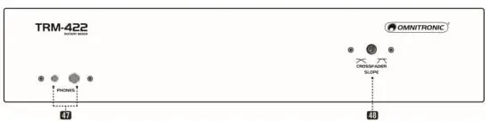 OMNITRONIC TRM 422 4 Channel Rotary Mixer - figure 3