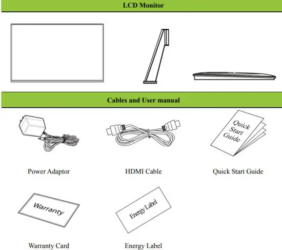 HANNSpree HL205HPB LCD Monitor - MONITOR