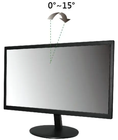 HANNSpree HL205HPB LCD Monitor - Monitor Angle