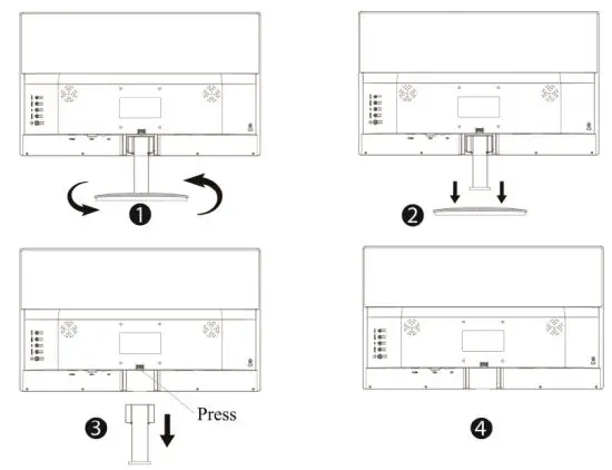 HANNSpree HL205HPB LCD Monitor - WALL