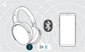 Pairing the headset via Bluetooth
