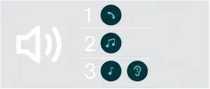 Adjusting the volume