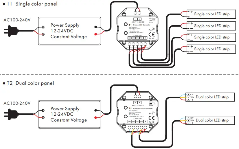 Wiring Diagram T1-T2